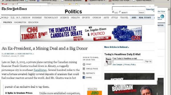 soc in sua bill clinton a facilitat afaceri cu uraniu