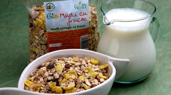produsul zilei bio musli cu fructe uscate