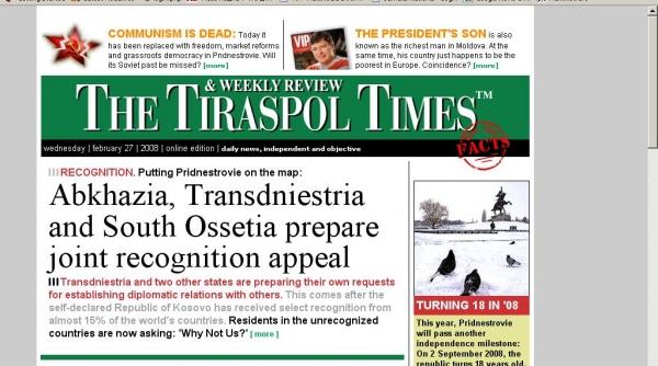 efectul kosovo transnistria abhazia si osetia de sud isi cer idependenta