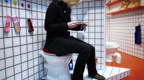 toaleta biblioteca vizitata la leipzig