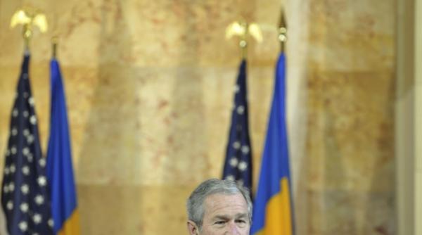 bush la bucuresti rusia nu este dusmanul nostru