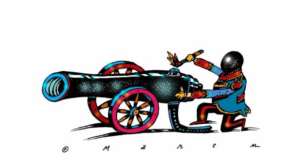 circ fara piine in fata militarilor