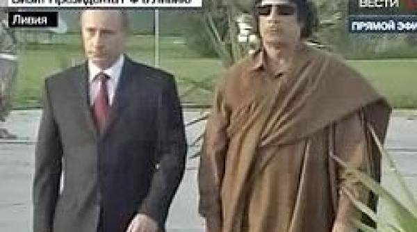 libia vladimir putin a inceput dialogul cu gaddafi pentru exportul de arme