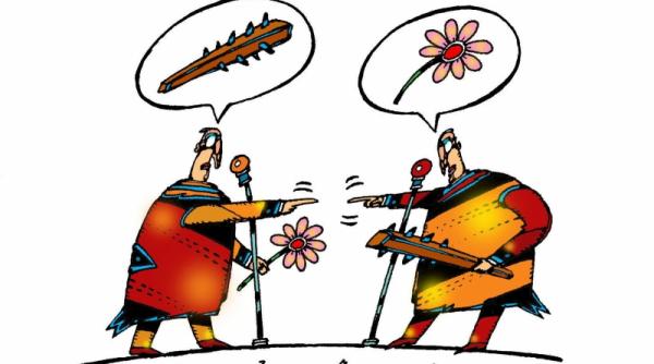 un meci care se joaca