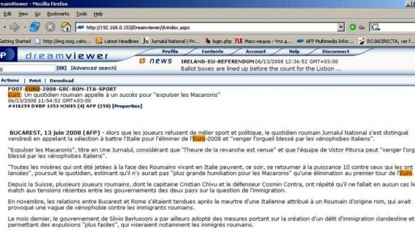 expulzati i pe macaronari afp citeaza apelul jurnalului national