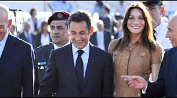 israel sarkozy pledeaza pentru un stat palestinian