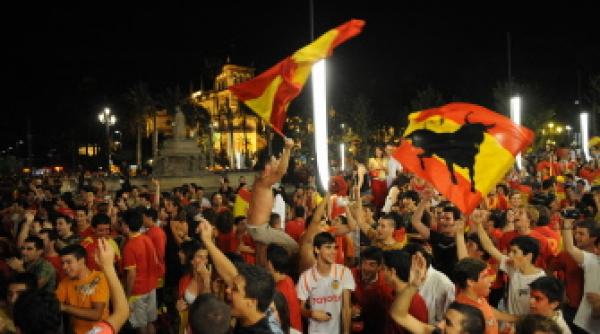 euro 2008 bucurie in strada gloante pentru calmare