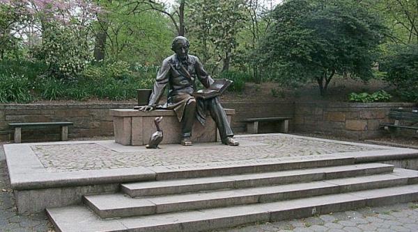 mormintul lui hans christian andersen profanat de reprezentatii unei miscari underground