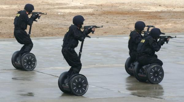 comando pe segway pentru olimpiada
