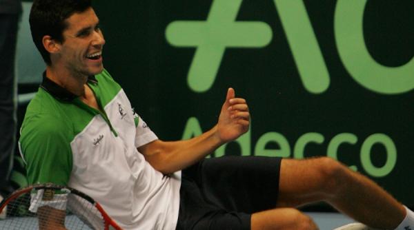 hanescu s a calificat in turul doi al turneului olimpic de tenis