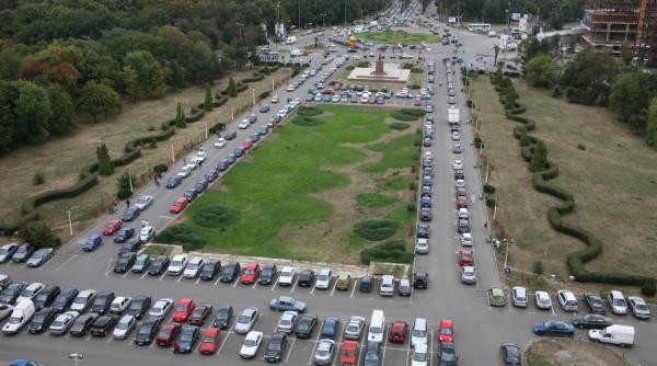 casa presei parcarea cu scantei