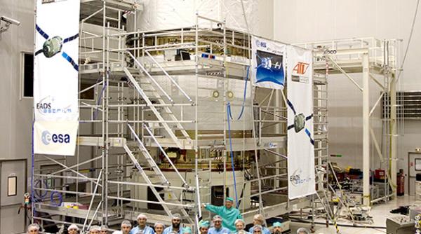 jules verne si a incheiat misiunea in spatiu