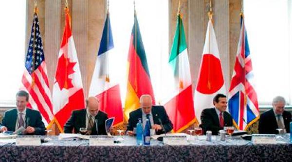 g7 se reuneste in plina criza financiara