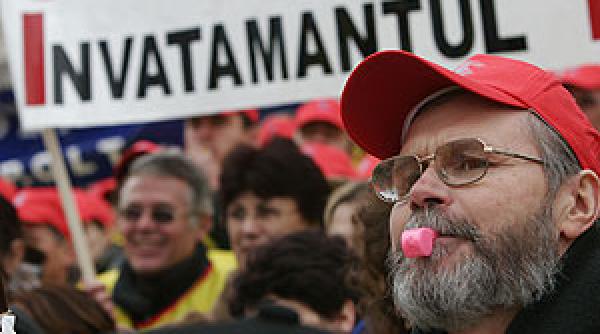 profesorii protesteaza in capitala