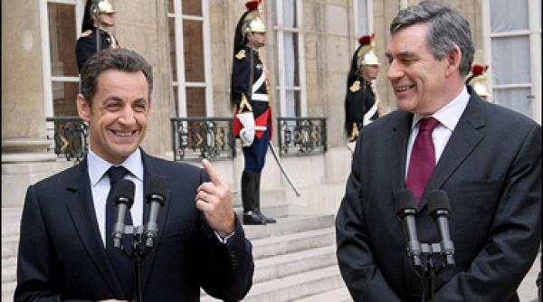brown sarkozy si barroso vor discuta astazi despre criza economica