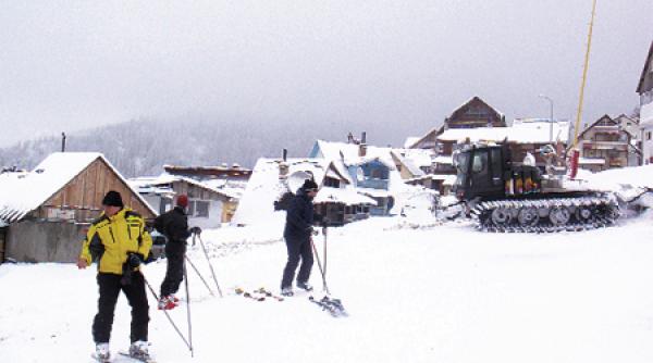 straja valea jiului a devenit taramul zapezilor