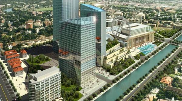 turnuri de 34 de etaje la dambovita center