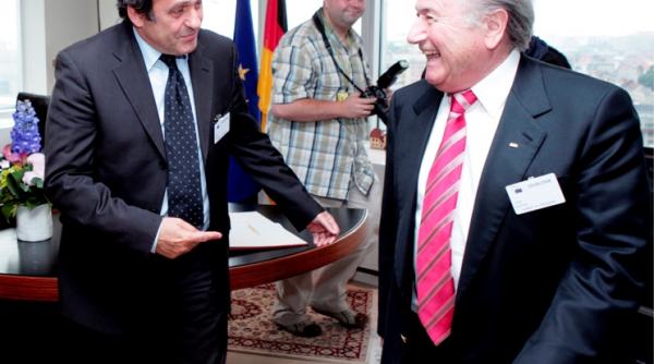 joseph blatter si michel platini vin la centenarul frf