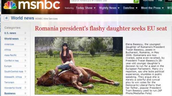 associated press elena basescu prezentata ca o papusa barbie