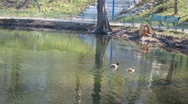 lacul a scazut din cauza unui bloc turn