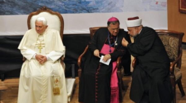 incident diplomatic un seic palestinian a intrerupt dialogul papei cu liderii religiosi din regiune
