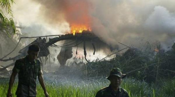 tragedie in indonezia 78 de morti dupa prabusirea unui avion militar