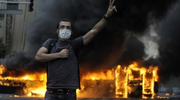 teheranul a luat foc