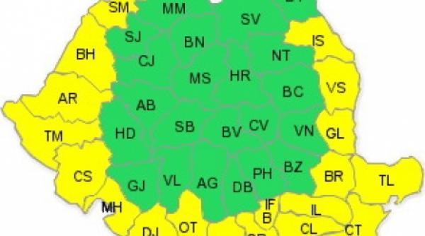 cod galben de canicula pentru bucuresti si zonele de campie