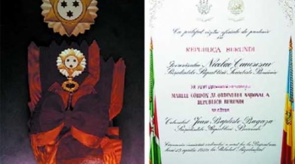 bagaza l a decorat la bujumbura