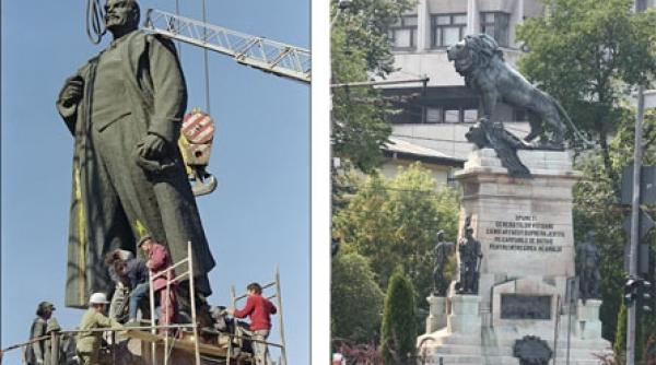 udrea turnata in bronzul lui lenin