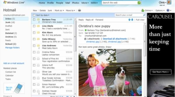 mii de conturi de hotmail piratate