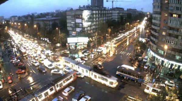 trafic paralizat in capitala