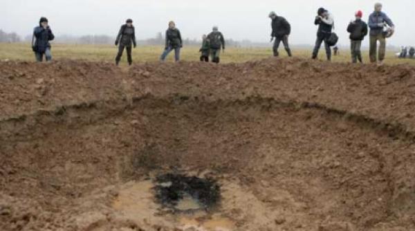 letonia un meteorit a cazut langa mazsalaca video