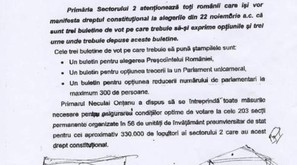romani stampiliti buletinele de vot