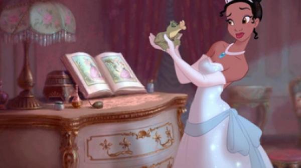 tiana printesa de culoare de la disney video