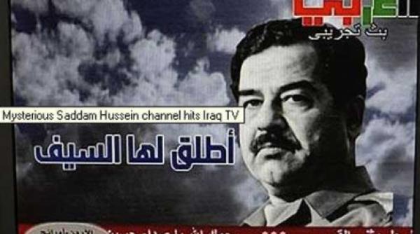 saddam in direct la tv
