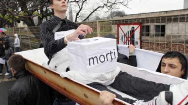 protestatari la cotroceni ridicati de jandarmi