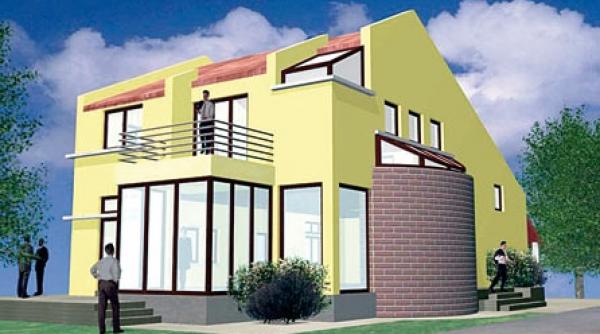 locuinta unifamiliala cu forma inedita in plan