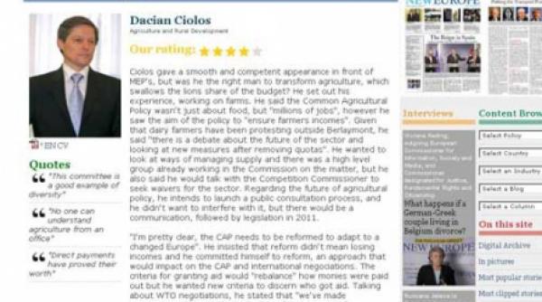 new europe audiere de patru stele