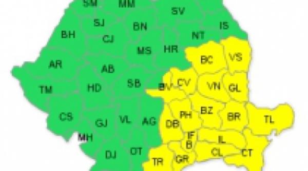 codul galben de ninsori prelungit cu inca opt ore