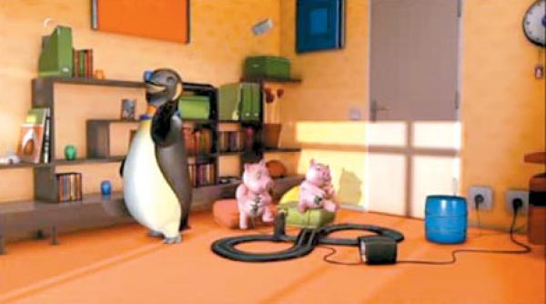 pinguinul care naste porci