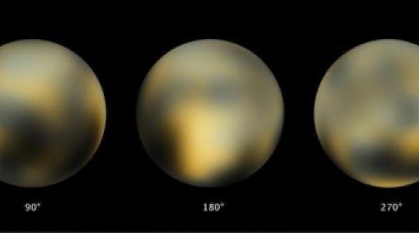 pluto si a schimbat culoarea