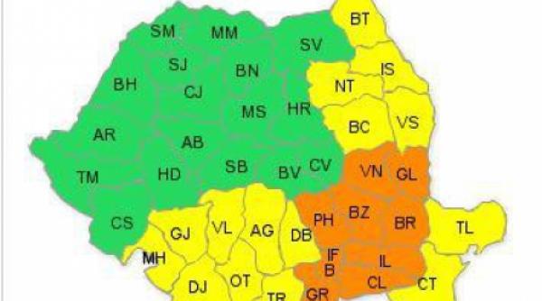 cod portocaliu de viscol si ninsori