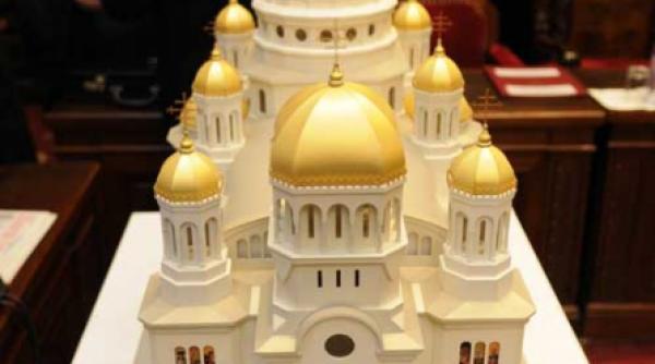 noua catedrala patriarhala in linie dreapta spre proiect