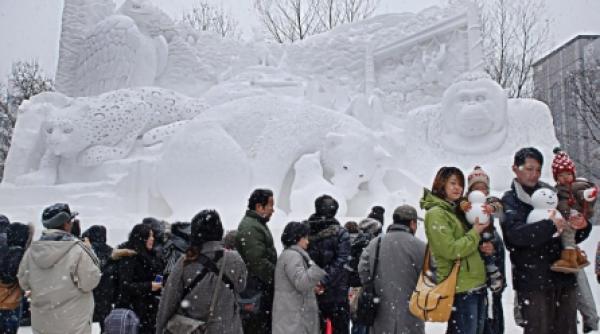 sculpturi impresionante la sapporo