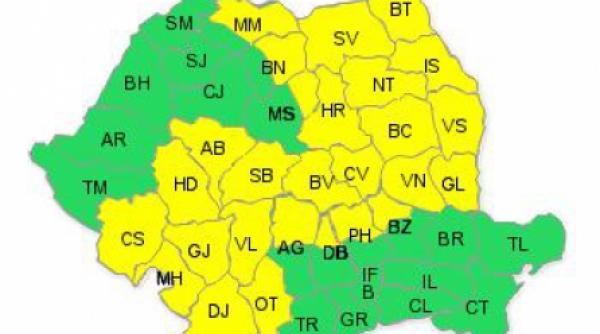 cod galben de ninsori ploi si viscol