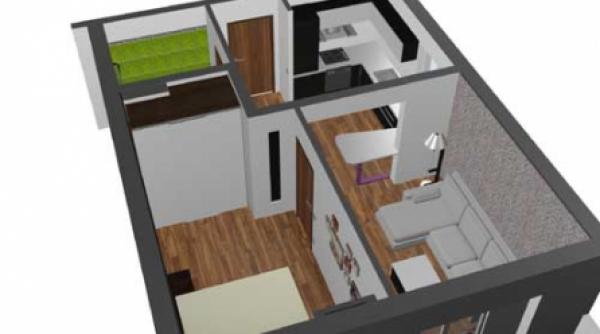 transformarea unei garsoniere in apartament