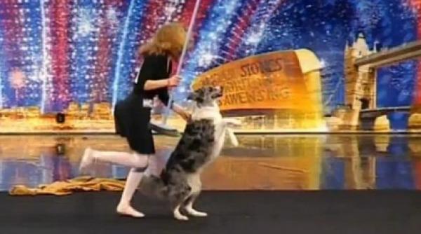 chandi cainele balerina imagini incredibile la britain s got talent