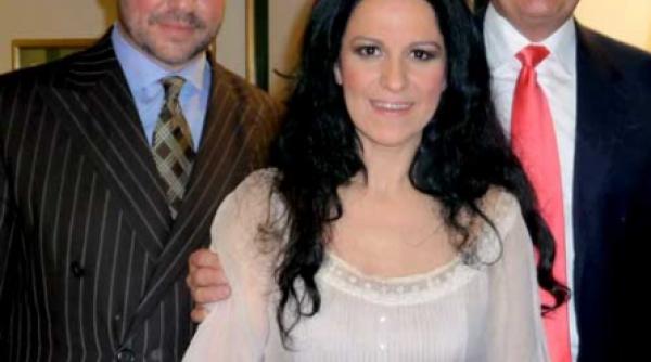 angela gheorghiu cu donald trump la televiziunea americana
