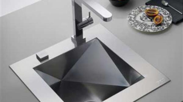 chiuveta cu forme triunghiulare